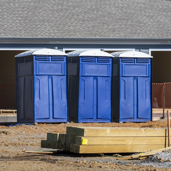 are there any restrictions on what items can be disposed of in the portable toilets in Bluffton Texas